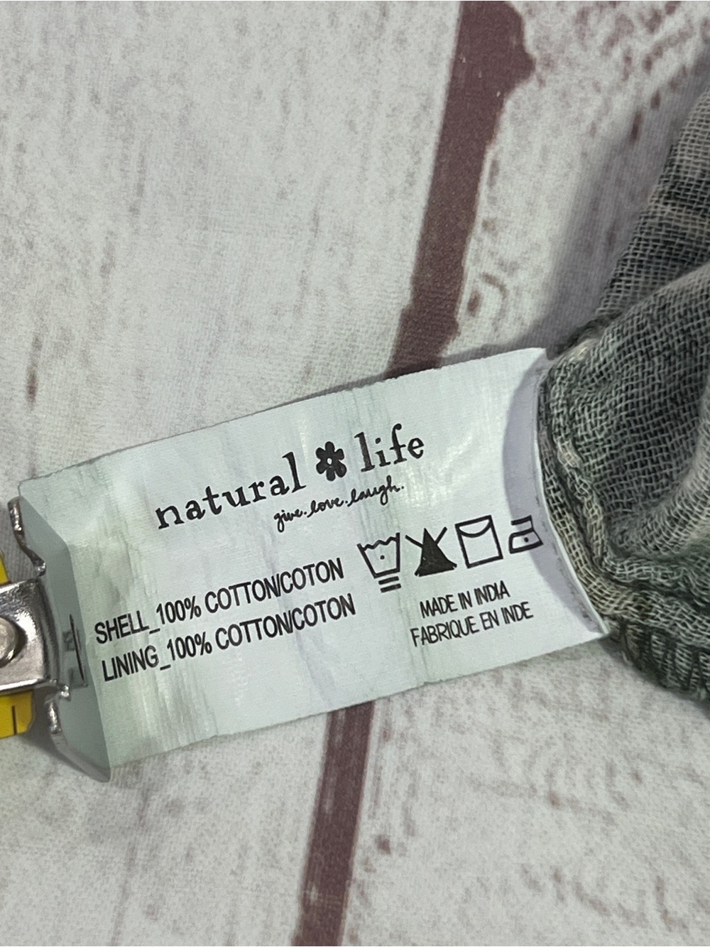 Natural Life Dakota Tie Back Mini Dress - M - overall style sleeveless floral - Picture 9 of 10